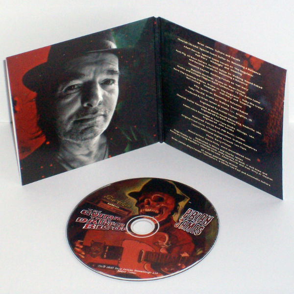 Brian James: The Guitar That Dripped Blood The BRAND NEW ALBUM -CD
